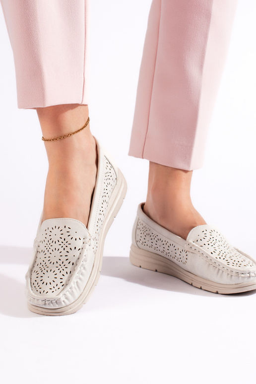 con elementos calados, mocasines de...