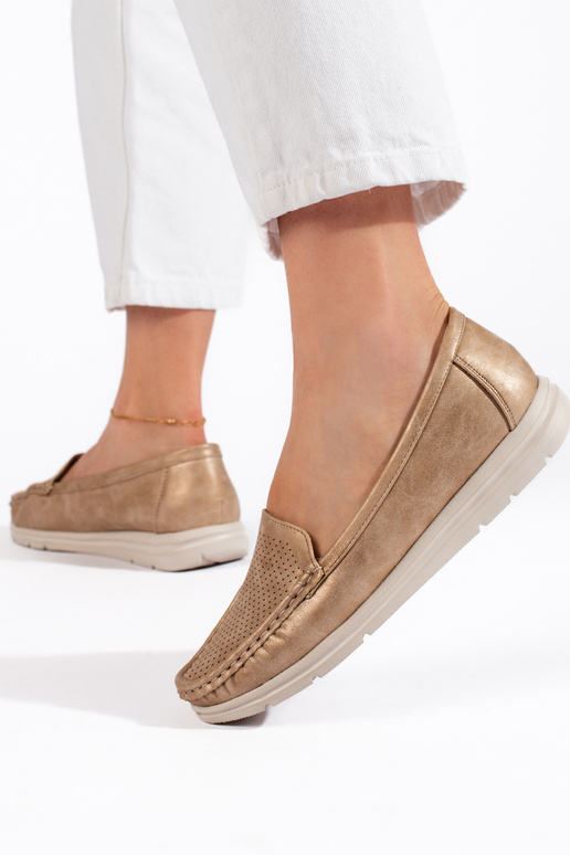 mocasines de mujer color dorado mocasines de mujer color dorado