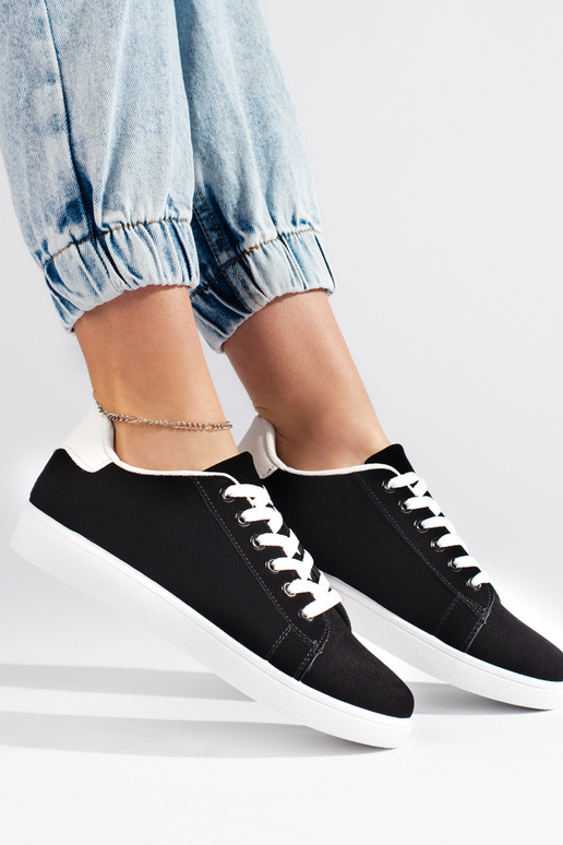 Zapatos de mujer de ante negro