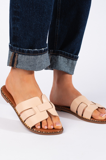 Pantuflas beige 2