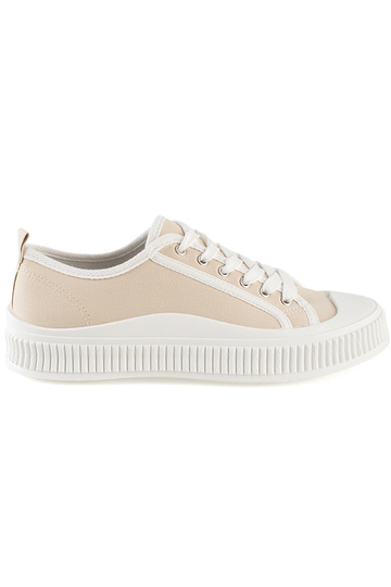 Zapatillas beige con...