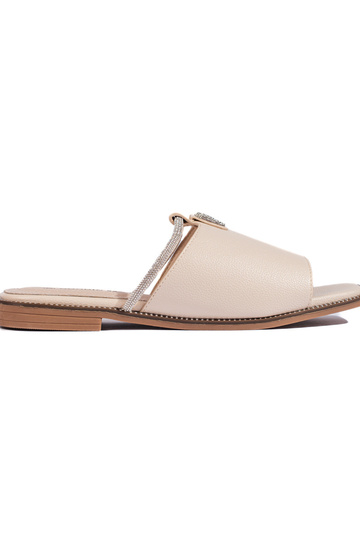 Pantuflas beige