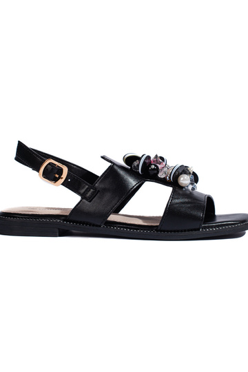 sandalias negras