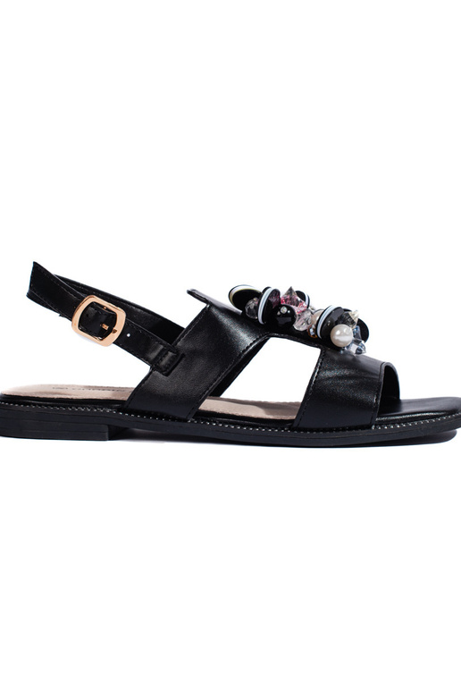 sandalias negras