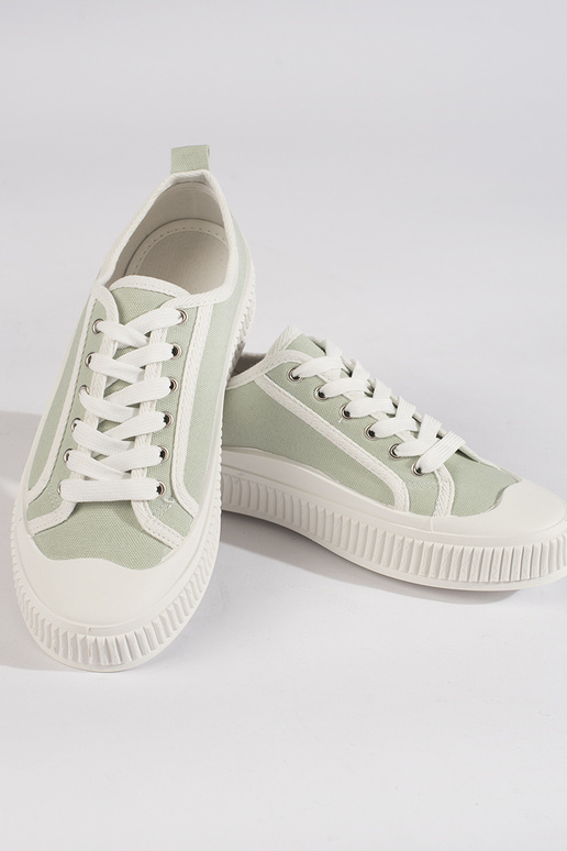 Zapatos de mujer verde claro con...