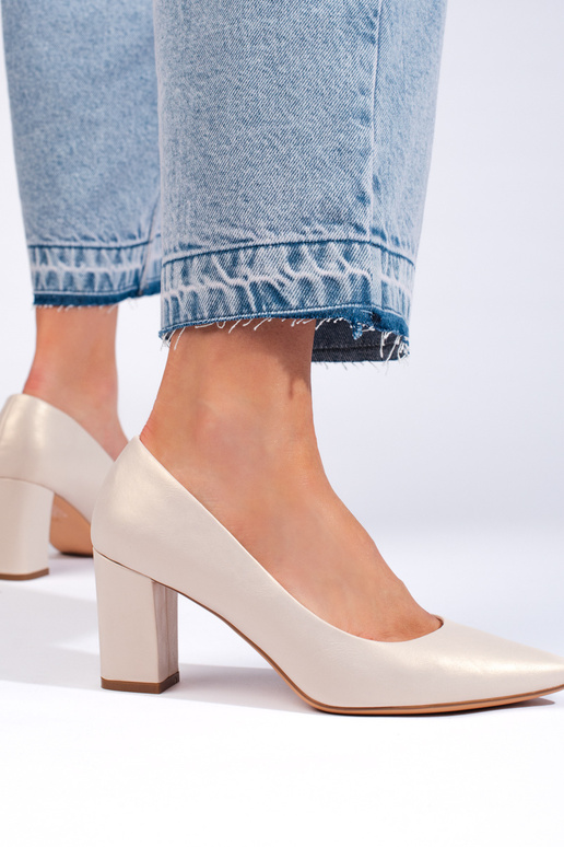 tacones beige de Sergio Leone tacones beige de Sergio Leone