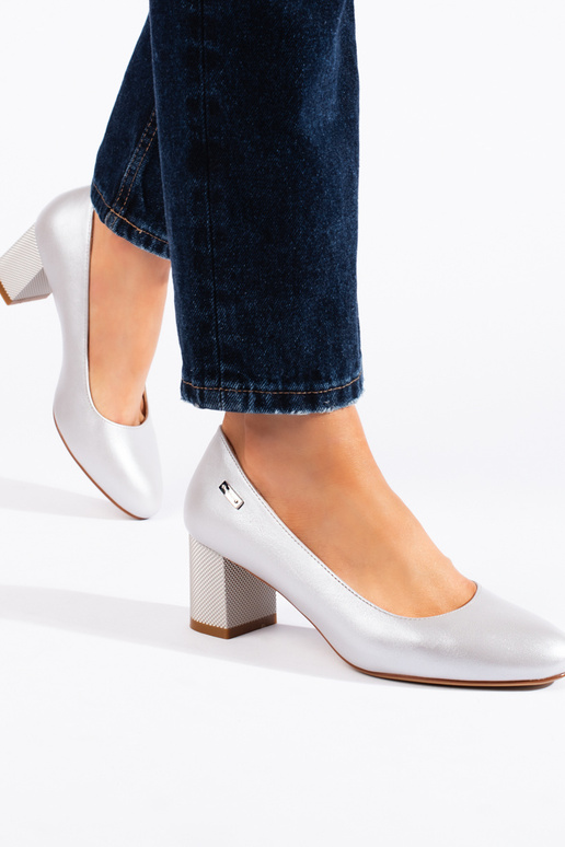 Tacones altos tacón plata Sergio Leone