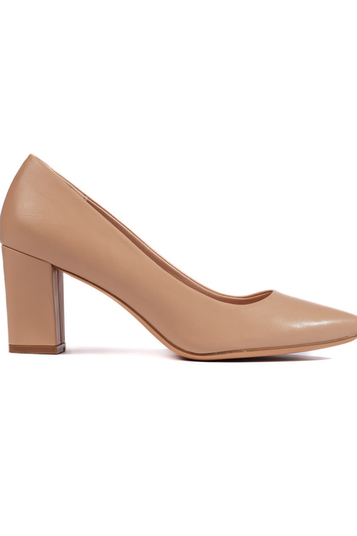 Tacones Sergio Leone ante beige Tacones Sergio Leone ante beige