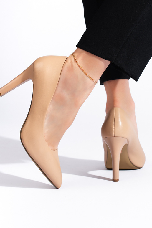 tacones beige de Sergio Leone tacones beige de Sergio Leone