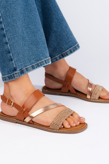 sandalias marrones de... 2