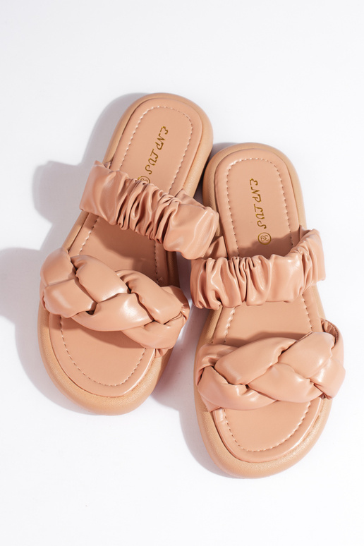 Pantuflas beige Pantuflas beige