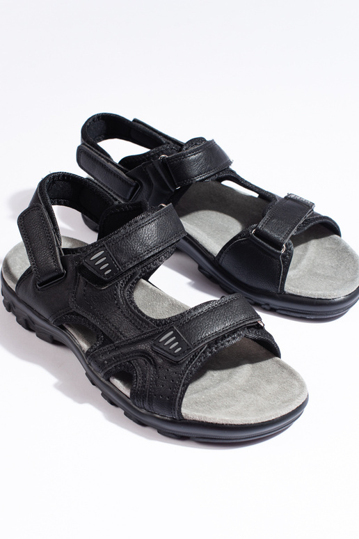 sandalias negras