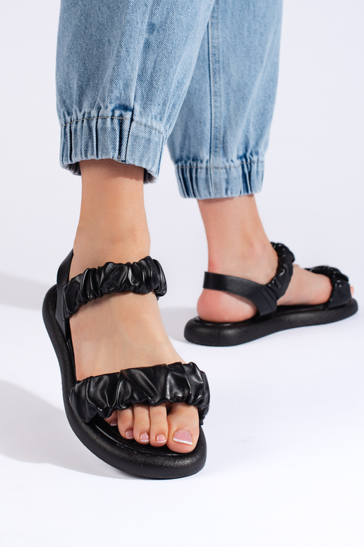 sandalias negras