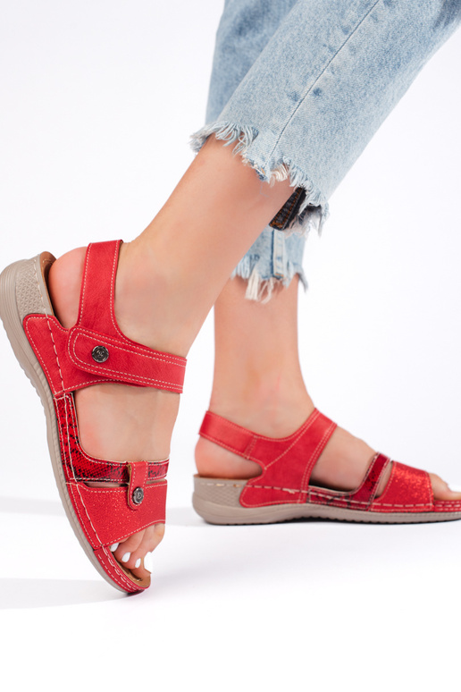 sandalias rojas sandalias rojas