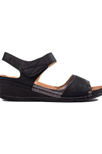 sandalias negras