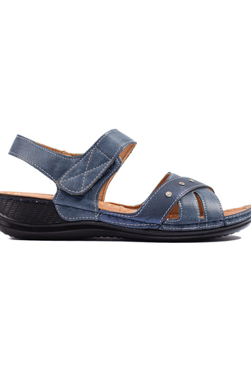 sandalias plataforma azules
