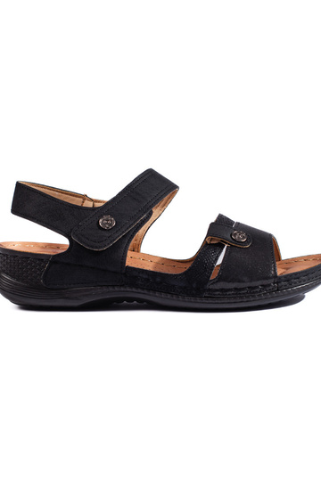sandalias negras