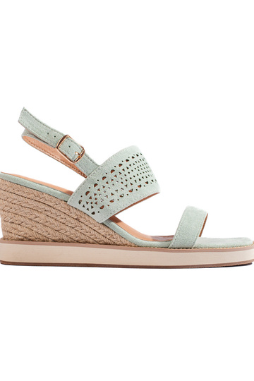 sandalias verdes