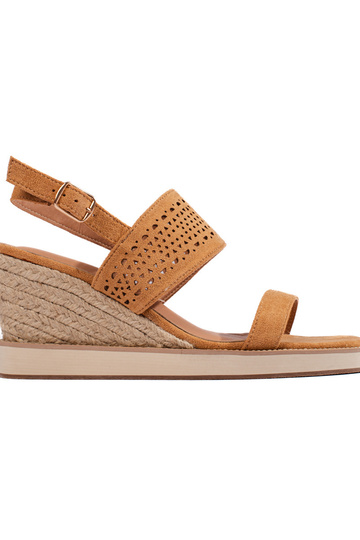 sandalias marrones