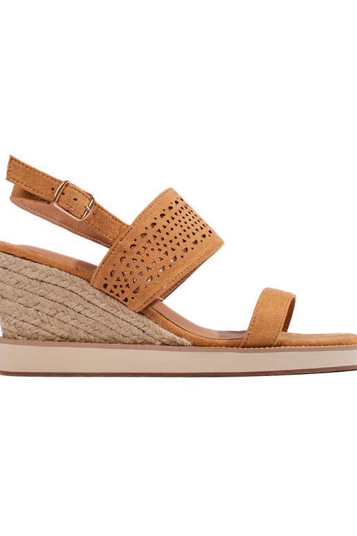 sandalias marrones