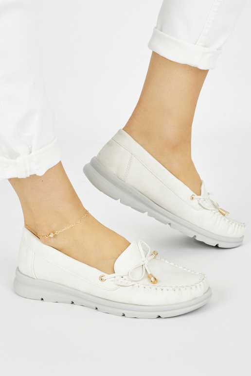 Mocasines cómodos de piel ecológica...