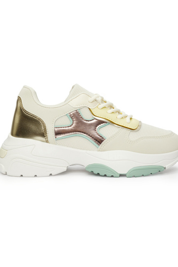 Zapatos de ocio mujer dorados