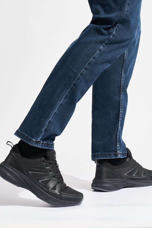 zapatos deportivos negros para hombre