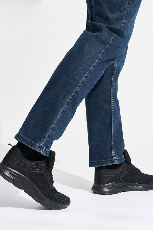 zapatos deportivos negros para hombre