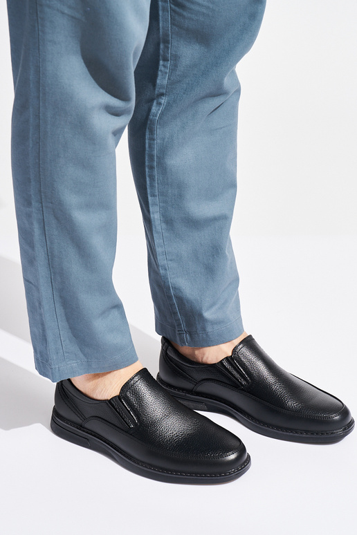 botines negros para hombre con hebilla