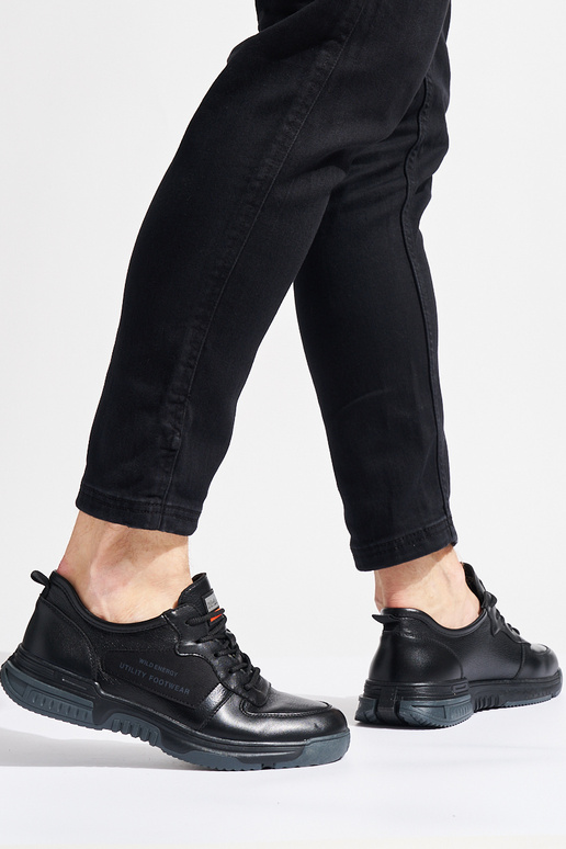 zapatos deportivos negros para hombre