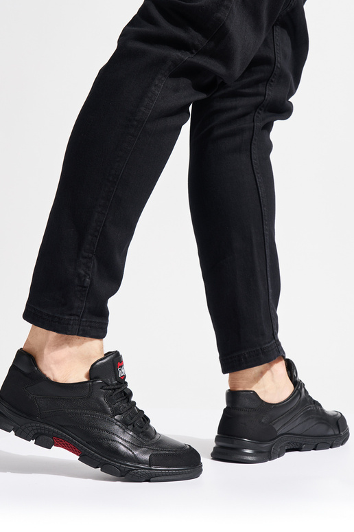 zapatos deportivos negros para hombre