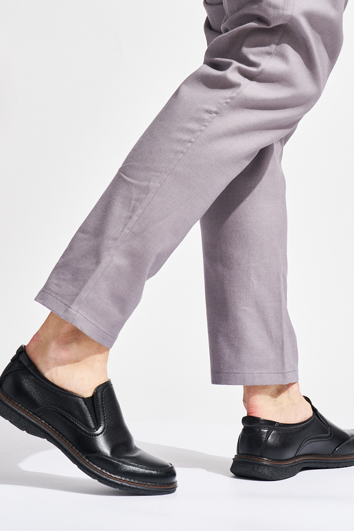 botines negros para hombre con hebilla