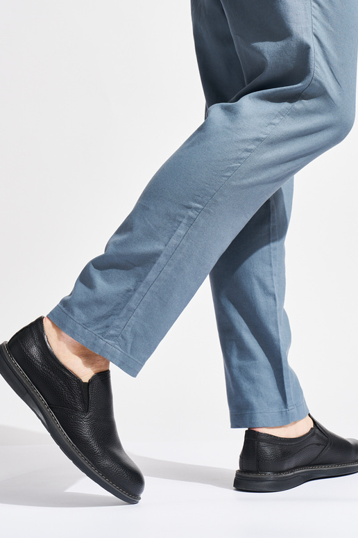 botines negros para hombre