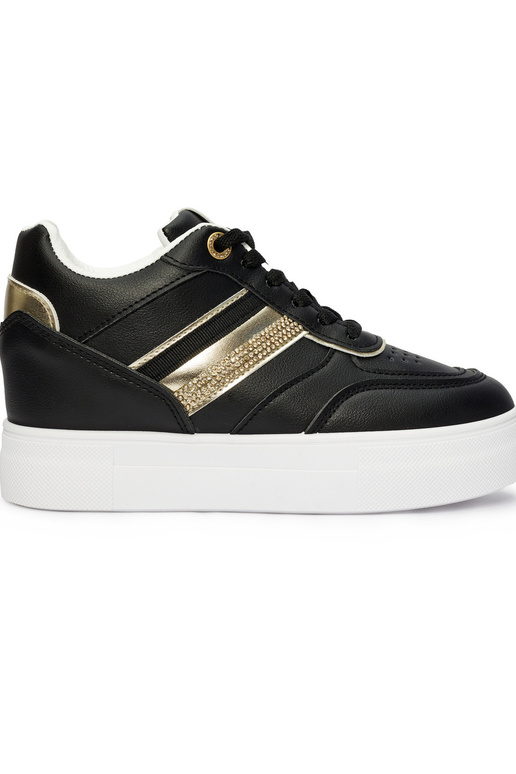 Zapatos modelo Sneakers negros con...