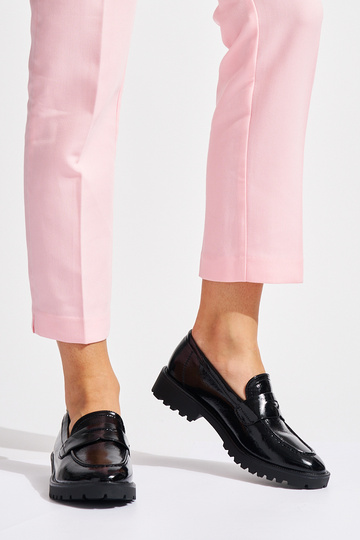 mocasines con efecto lacado... 2