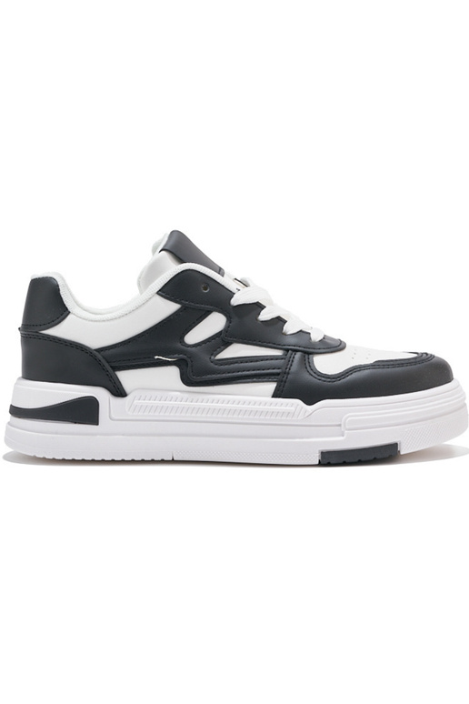 Zapatos modelo Sneakers blanco-negro...