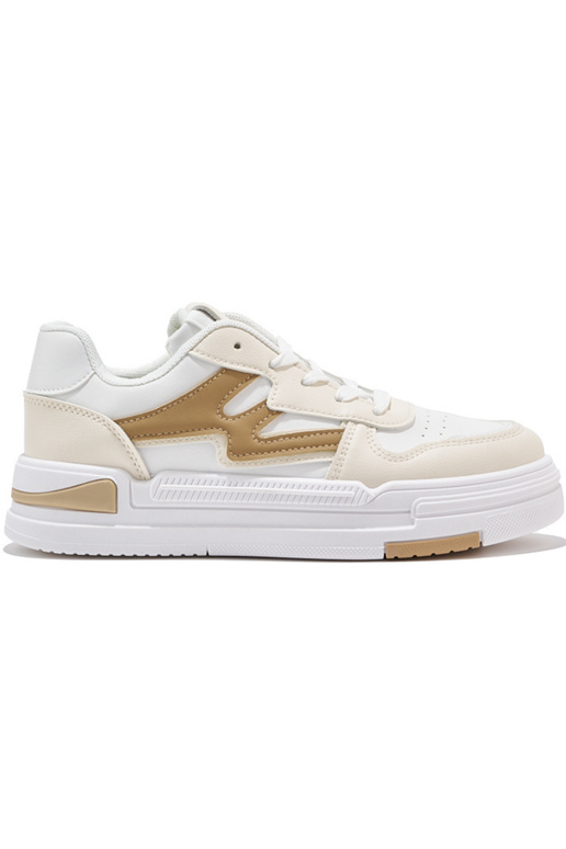 Zapatos modelo Sneakers blanco-beige...