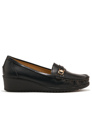 mocasines negros de mujer...