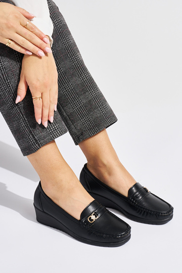 mocasines negros de mujer... 2