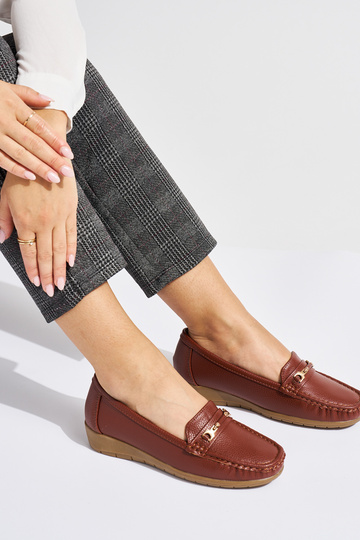 mocasines marrones de mujer... 2