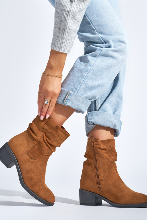 botas estilo cowboy marrones botas estilo cowboy marrones