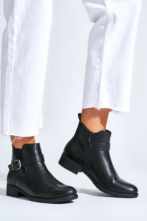 zapatos planos de mujer negros