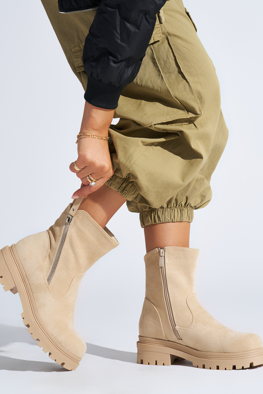 zapatos de mujer marrones con zamkiem...