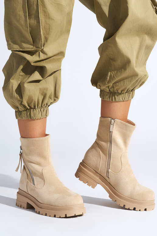 zapatos de mujer marrones con zamkiem...