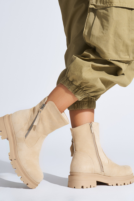 zapatos de mujer marrones con zamkiem...