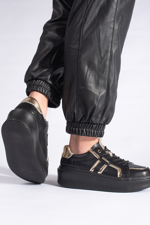 Zapatos modelo Sneakers de piel en...