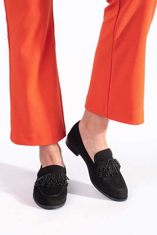 Mocasines de mujer de gamuza Con cuentas