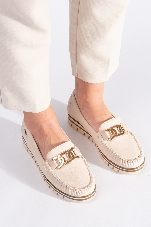 mocasines plataforma mujer beige