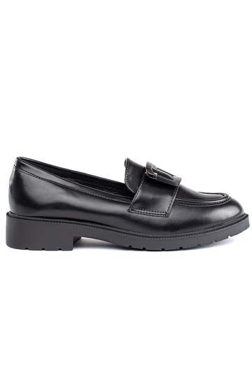 mocasines negros de mujer...