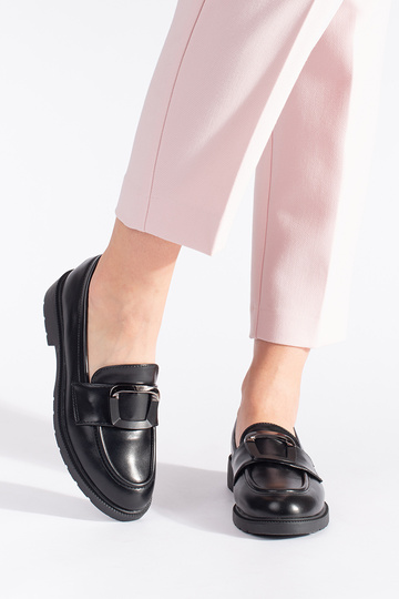 mocasines negros de mujer... 2